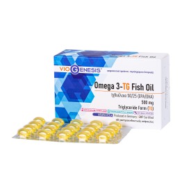 OMEGA 3-TG FISH OIL (ΙΧΘΥΕΛΑΙΟ ΣΕ ΓΑΣΤΡΟΑΝΘΕΚΤΙΚΕΣ ΚΑΨΟΥΛΕΣ) 500 mg 60 caps VIOGENESIS